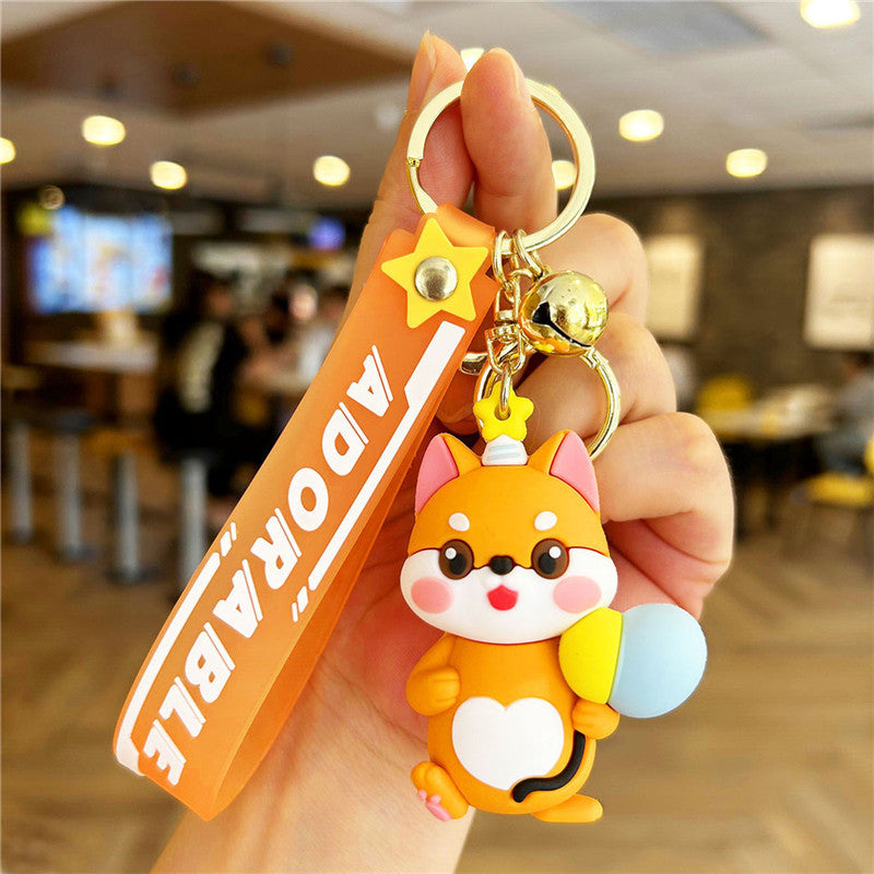 Wholesale Cute Chai Dog Series PVC Keychains